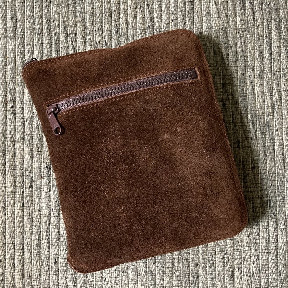 Banana Republic, Suede, Fold and Zip, Tote Bag